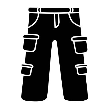Kargo pantolonunun birinci sınıf tasarım simgesi