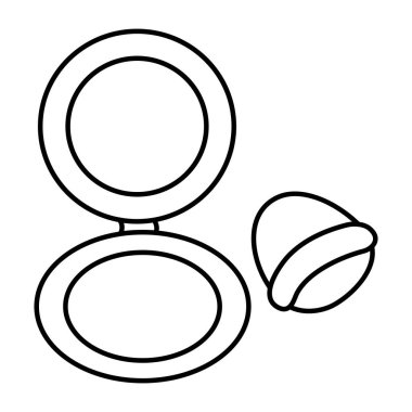 Yüz pudrasının moda tasarım simgesi