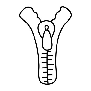 Fermuarın modern tasarım simgesi