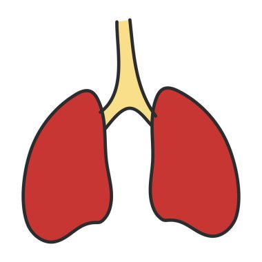 Birinci sınıf akciğer indirme simgesi