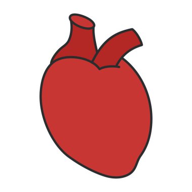 Kalbin mükemmel tasarım simgesi