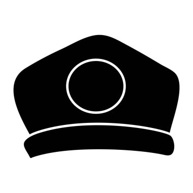 Hemşire şapkası ve başlık aksesuarının ikon tasarımı 