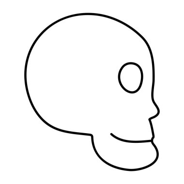 Kafatası vektörü, tehlike simgesi 