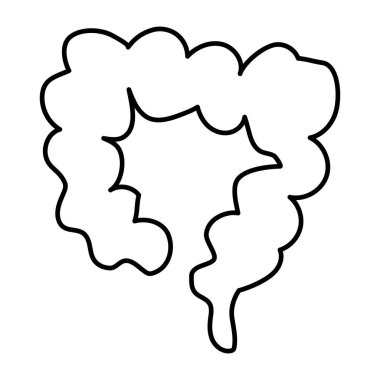 Bağırsakların kaliteli indirme simgesi 