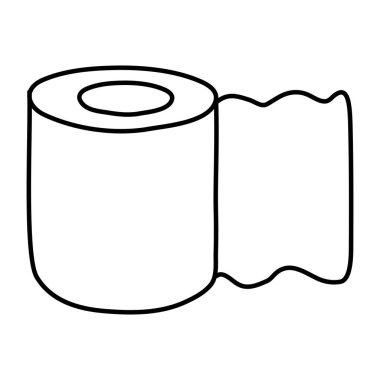 Doku rulosunun mükemmel tasarım simgesi