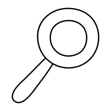 Büyütecin moda tasarım simgesi 