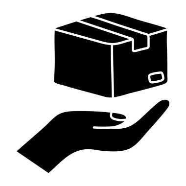 Premium download icon of parcel care