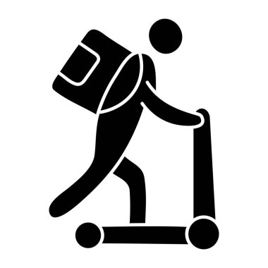 Teslimatçının eşsiz bir tasarım simgesi.