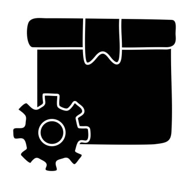 Trendy design icon of parcel management 