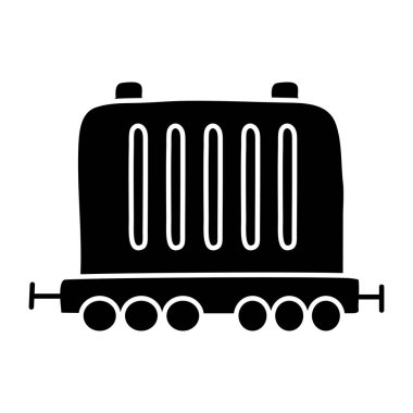 Yük treninin moda tasarım simgesi 