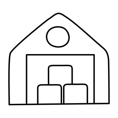 Deponun doğrusal tasarım simgesi