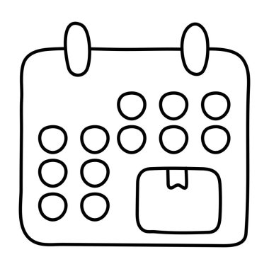 Perfect design icon of parcel schedule