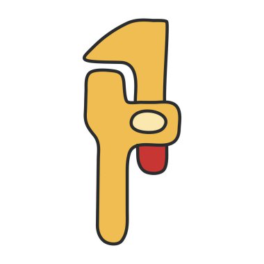 Vernier caliper 'ın bir simge tasarımı 