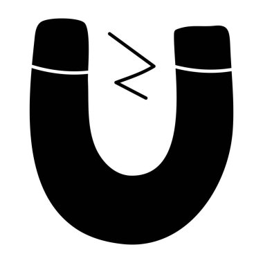 Unique design icon of magnet