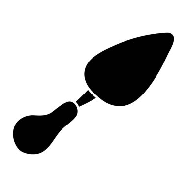 Trowel 'in vektör tasarımı, katı simge 