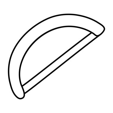 Bir iletken ölçekli doğrusal tasarım simgesi 