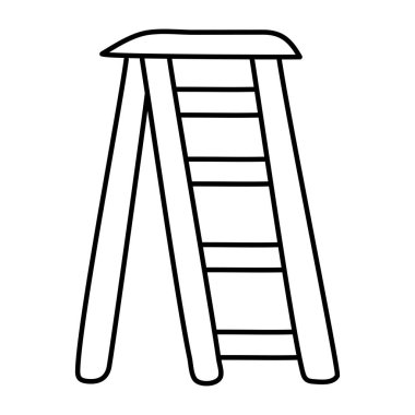 Merdivenin son moda vektör tasarımı