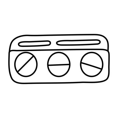 Seviye aracının doğrusal tasarım simgesi