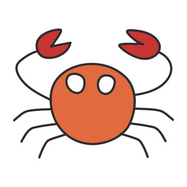 Yengeç tasarımı simgesi