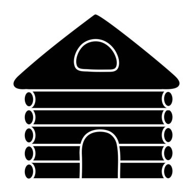 Kulübenin güzel bir tasarım simgesi