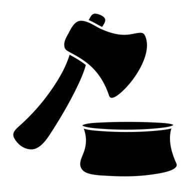 Ahşap kesiminin mükemmel tasarım simgesi