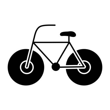 Modern design icon of bicycle clipart
