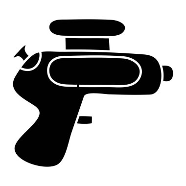 Su tabancasının güzel bir tasarım simgesi