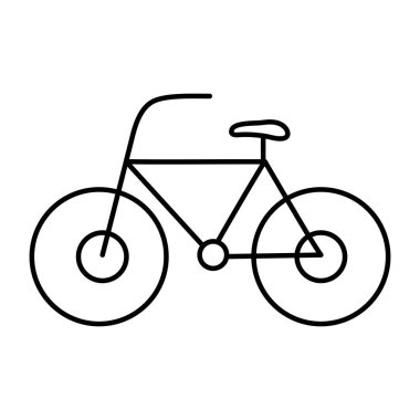 Modern design icon of bicycle clipart