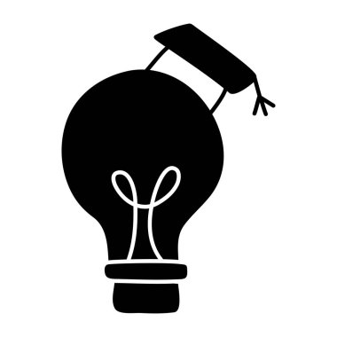 Yaratıcı eğitimin sağlam bir tasarım simgesi