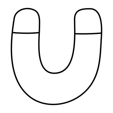 Mıknatısın modern tasarım simgesi