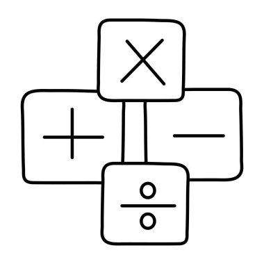 Matematik işaretlerinin en iyi tasarım simgesi