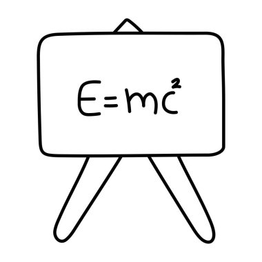 Matematik sınıfının doğrusal tasarım simgesi