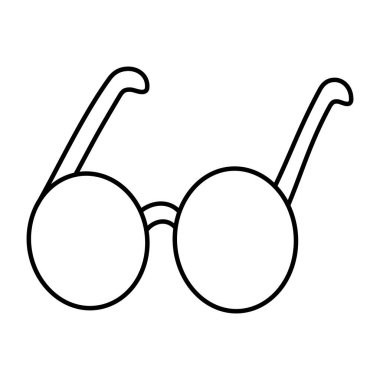 Modern tasarım gözlüğü simgesi