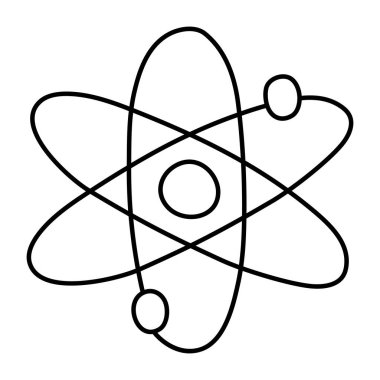 Fiziğin doğrusal simge tasarımı