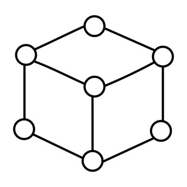 Altıgen yapının modern tasarım simgesi