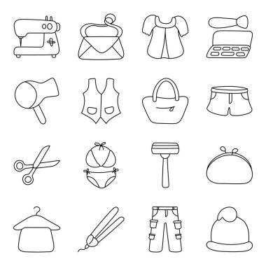 Biçimlendirme Doğrusal Simgesi Paketi