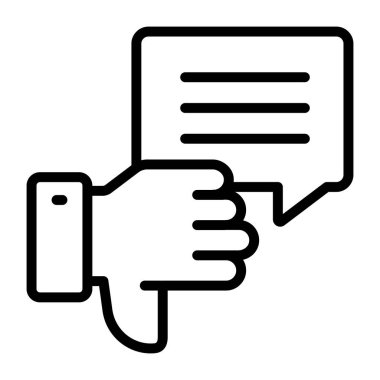 Kötü değerlendirmenin yaratıcı tasarım simgesi