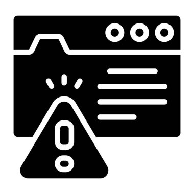 Web hatasının güzel bir tasarım simgesi