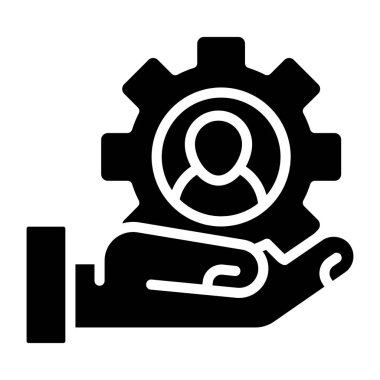 .kullanıcı yönetiminin modern tasarım simgesi