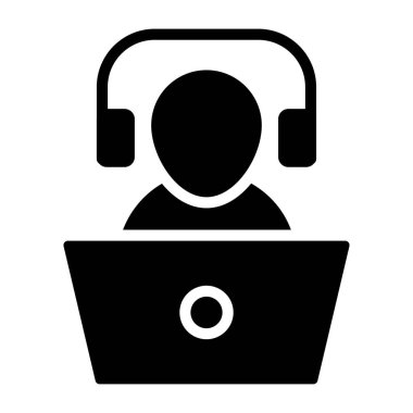 Yardım masasının kabartma tasarım simgesi