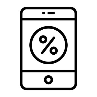 Çevrimiçi indirimin en iyi tasarım simgesi