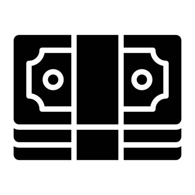 Güzel bir para tasarım ikonu.