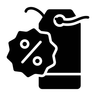 Satış etiketinin simge tasarımı