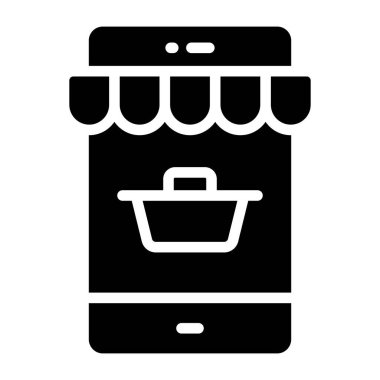 Mobil atölyenin renkli tasarım simgesi