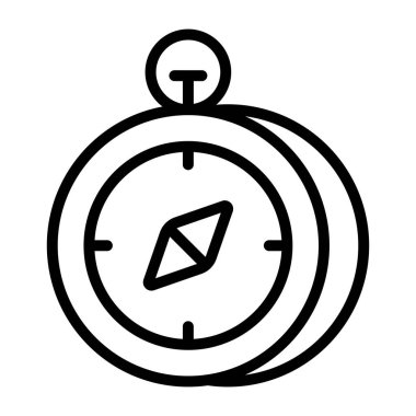 Pusulanın yaratıcı tasarım simgesi