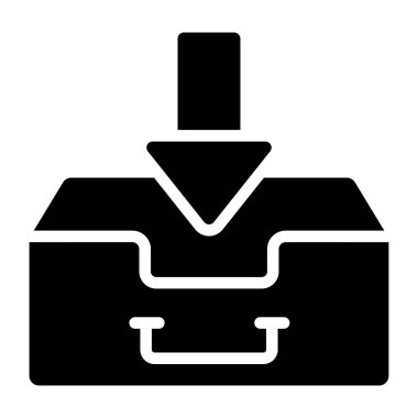 Gelen kutusunun premium indirme simgesi