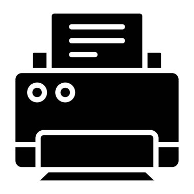 Yazıcının mükemmel tasarım simgesi 