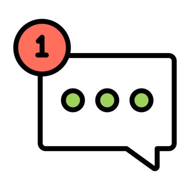 Okunmamış iletinin premimium indirme simgesi 