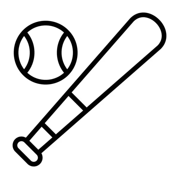 stock vector Editable design icon of baseball 