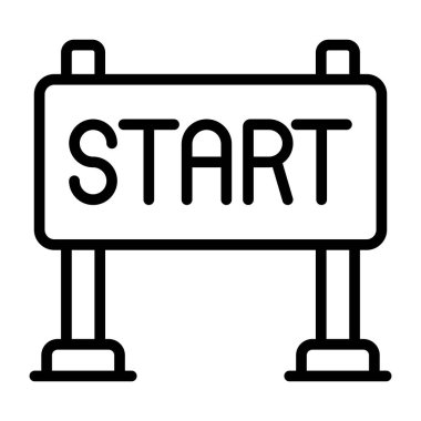 Başlangıç satırının bir simge tasarımı